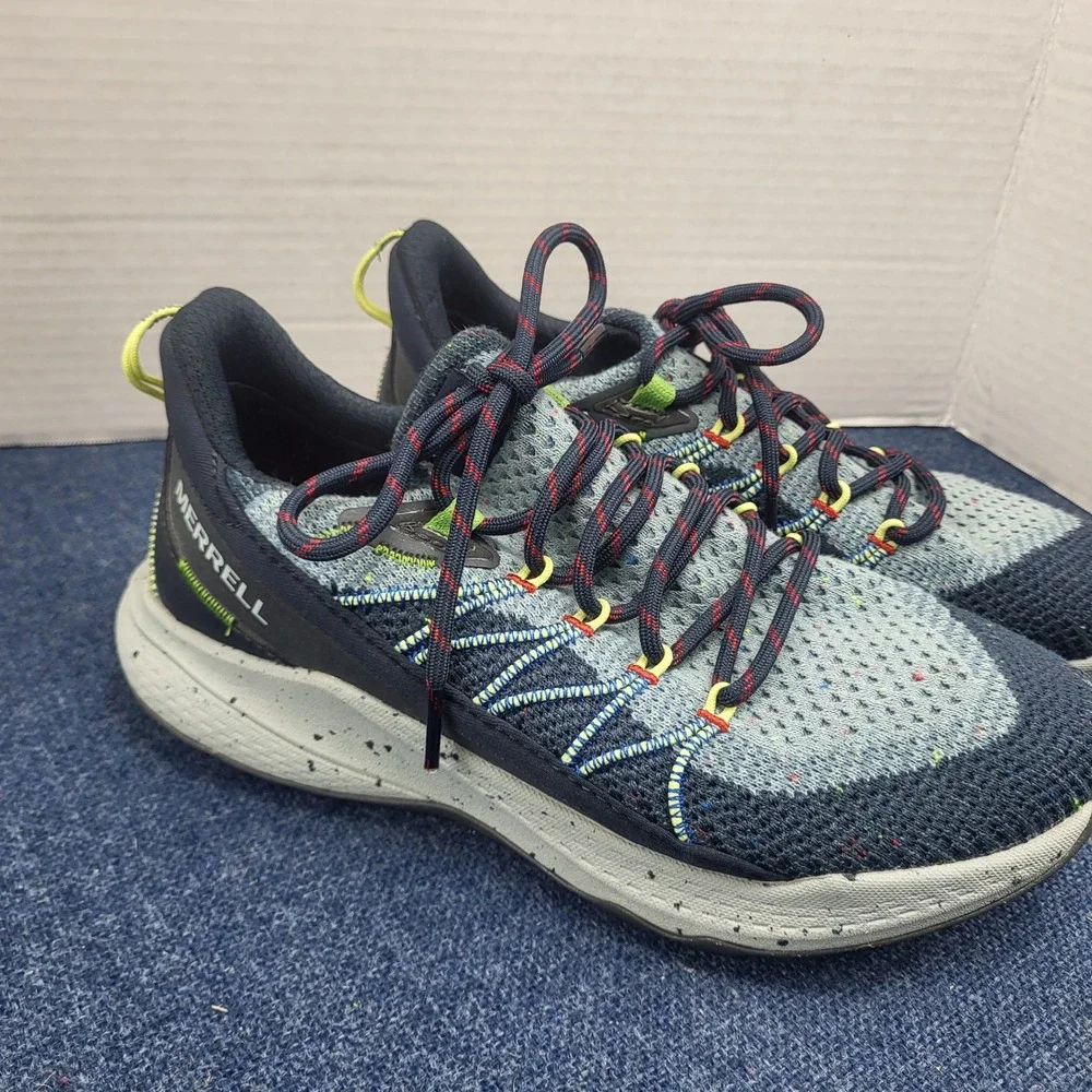 Merrell Bravada 2 Womens Trail Hiking Shoes Navy Blue Knit Size 6.5 Outdoor
